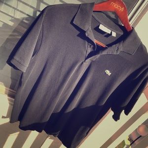 LACOSTE Men’s XL Classic Fit Black Polo Shirt